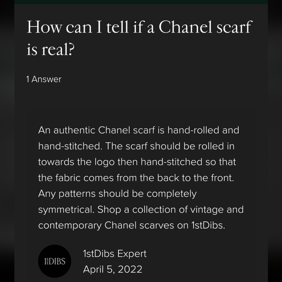 Authentic vs fake luxury scarves - Picture 4 of 7